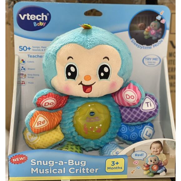 VTech® Snug-a-Bug Musical Critter™ Infant Toy NEW - Picture 1 of 4